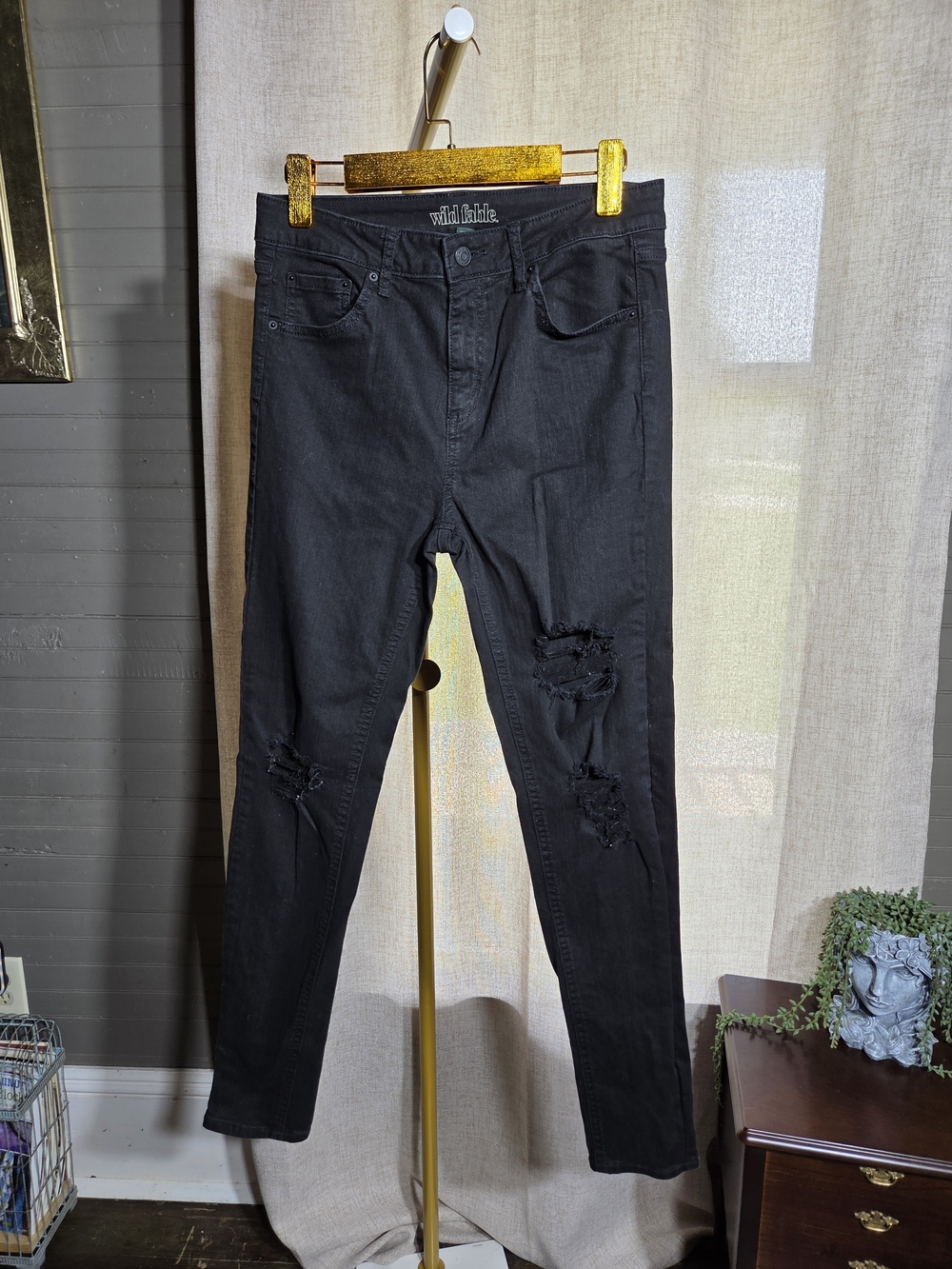 Wild fable Black Ripped Skinny Jeans
